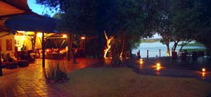 Entrance, Islands of Siankaba, Zambia, Africa